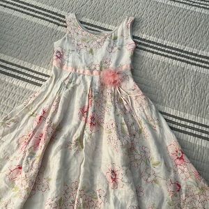 Amiacella girls 6 linen dress